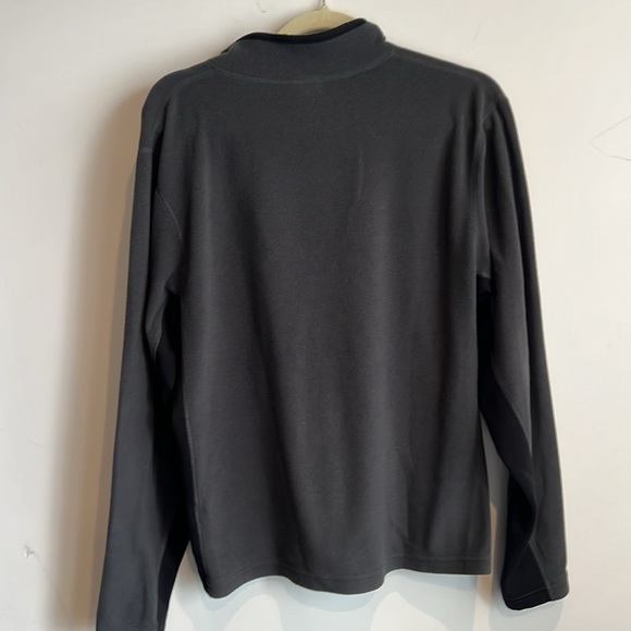 Men’s large quarter zip north face fleece pull over charcoal, gray and black - Picture 6 of 6